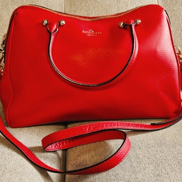 *SIREN RED* Kate Spade Botique Bag- Charles Street Audry Satchel - Large NWOT - Picture 1 of 10